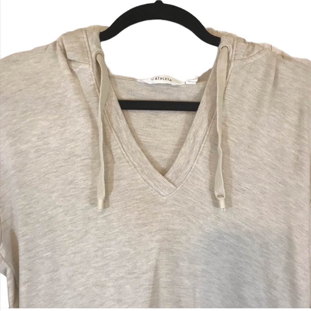 Athleta Studio Split Neck Hoodie‎ Hooded Sweatshirt - Picture 3 of 14